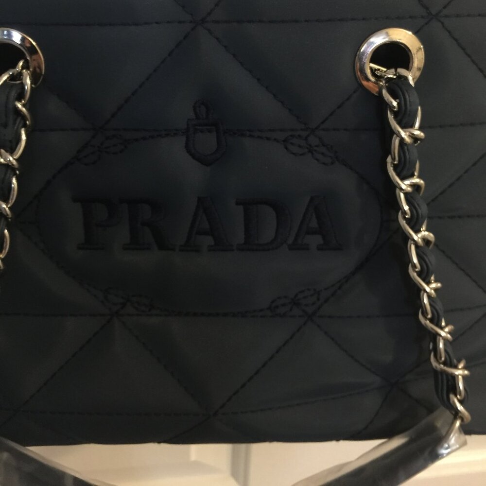 PRADA LOOK FASHION SATCHEL NEW WITHOUT TAGS - Picture 8 of 9